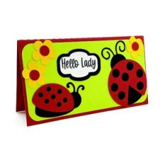 Ladybug Mini Slimline Card