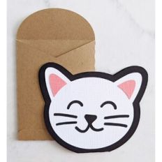 kitty cat card and envelope