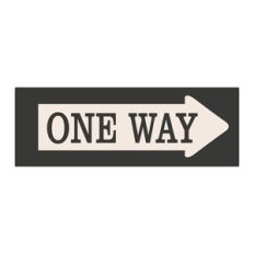 One Way Sign