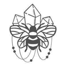 Boho Bee with Crystals and Beads