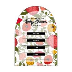 Floral Baby Shower Invite