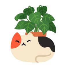 Kawaii Cat Planter