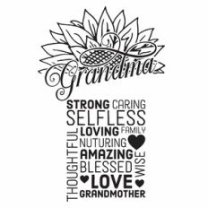 Grandma Sunflower Wall Art