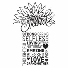 Nana Sunflower Wall Art Decor