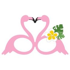 Hawaii party flamingo glasses