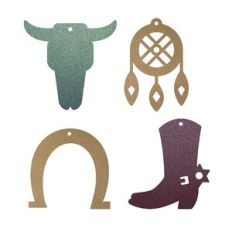 Cowgirl Western Earring Template, Faux Leather Earrings