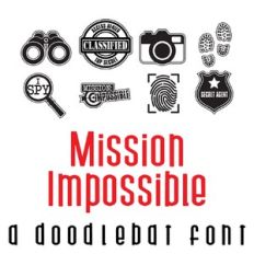 Mission Impossible Doodlebat Font