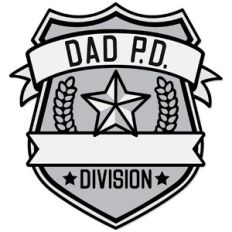 Dad P.D. Badge Blank Division
