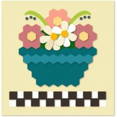 flower basket quilt block
