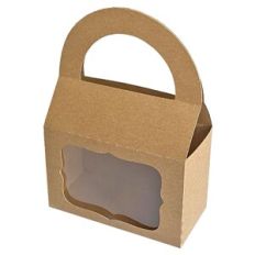 Round Handled Tote with Bracket Window