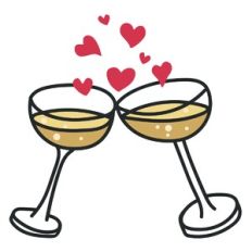 Toasting Champagne Glasses
