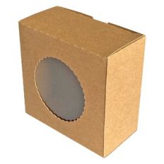 Notched Square Box with Scallop Circle Window