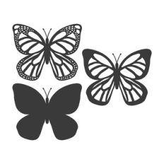 Monarch Butterfly Trio