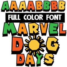 Marvel Dog Days Color Font