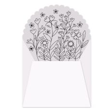 Sketched Scalloped Envelope