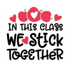 In this class, we stick together svg