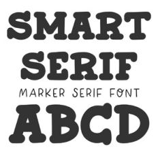 BFC Smart Serif Bold School Font