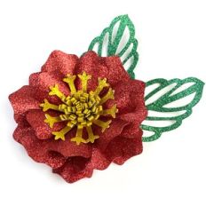 CHRISTMAS FLOWER 143 WITH LEAF