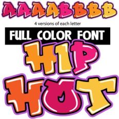Hip Hot Color Font