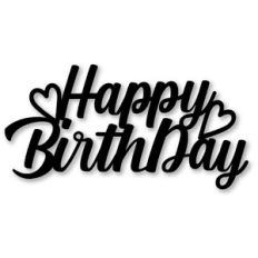 Happy Birthday Flourish Words