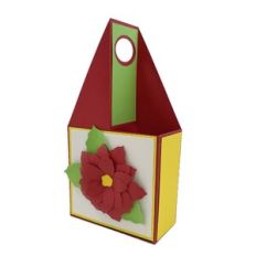 Poinsettia Large Christmas Tote