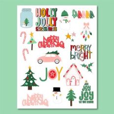 Christmas Sticker Sheet