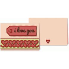 heart ribbon mother's day card