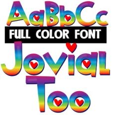 Jovial Too Color Font