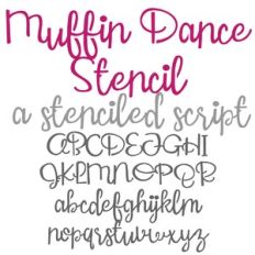 ZP Muffin Dance stencil