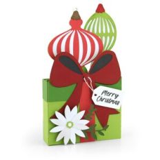 5X7 Box Card Christmas Present Ornaments