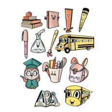 Cute School Stickers
