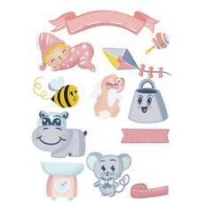 Baby birth stickers