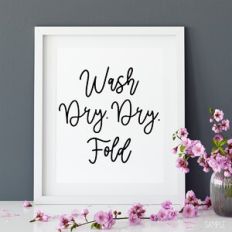 Wash Dry Dry Fold