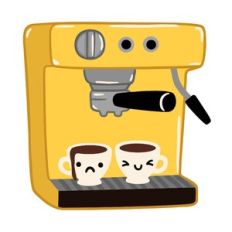 Kawaii Espresso Machine