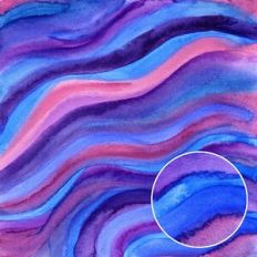 Blue and Purple Psychadelic Watercolor Background Pattern