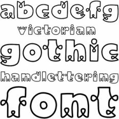 victorian gothic font