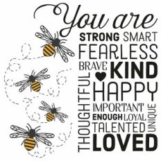 You Are Bee Wall Art Word Art