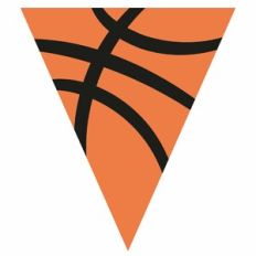 Basketball Pennant Flag