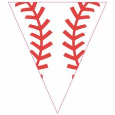Baseball Pennant Flag