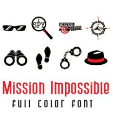 Mission Impossible Full Color Font