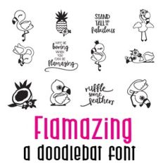 DB Flamazing Doodlebat Font