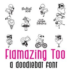 DB Flamazing Too Doodlebat Font