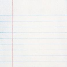 School Notebook Paper