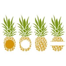 pineapples set