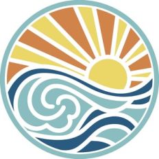 Beach Sun and Waves