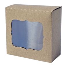 Notched Square Box with Bracket Window