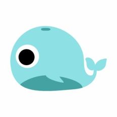 Cute whale