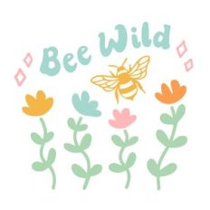 Bee Wild Bumble Bee Badge