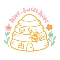 Hive Sweet Hive Bumble Bee Badge