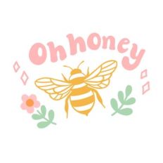 Oh Honey Bumble Bee Badge